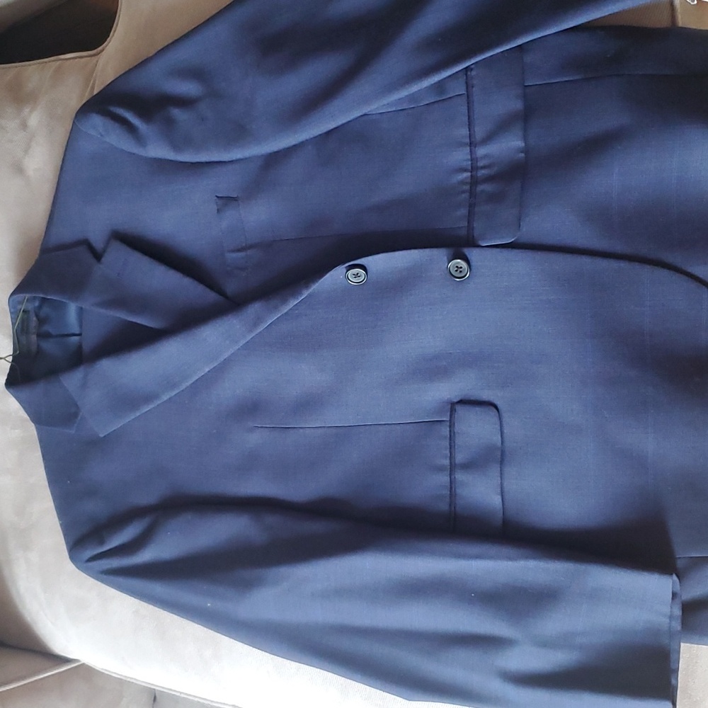 Ralph Lauren 42S  Blue Suit 34 W 30L